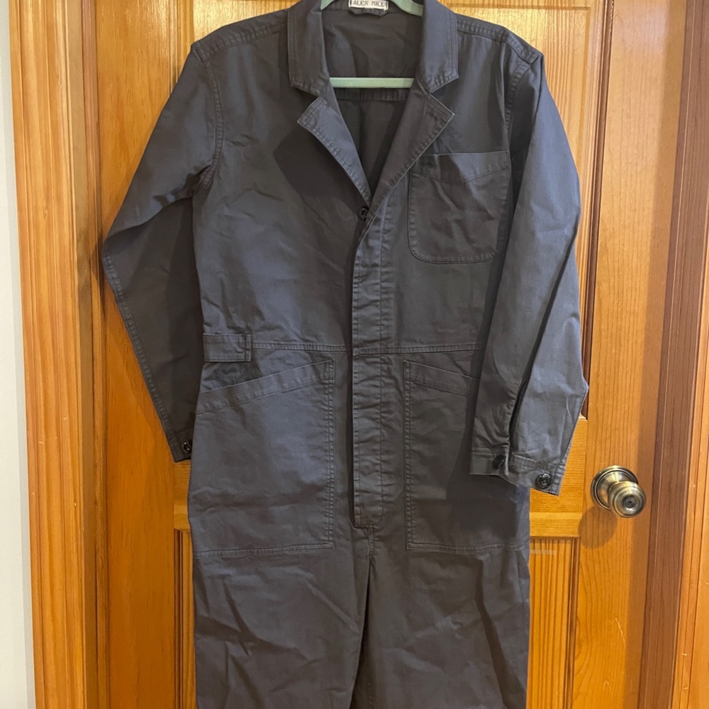 Alex Mill - Standard Jumpsuit in Cotton Twill - Gray - Picture 6 of 6